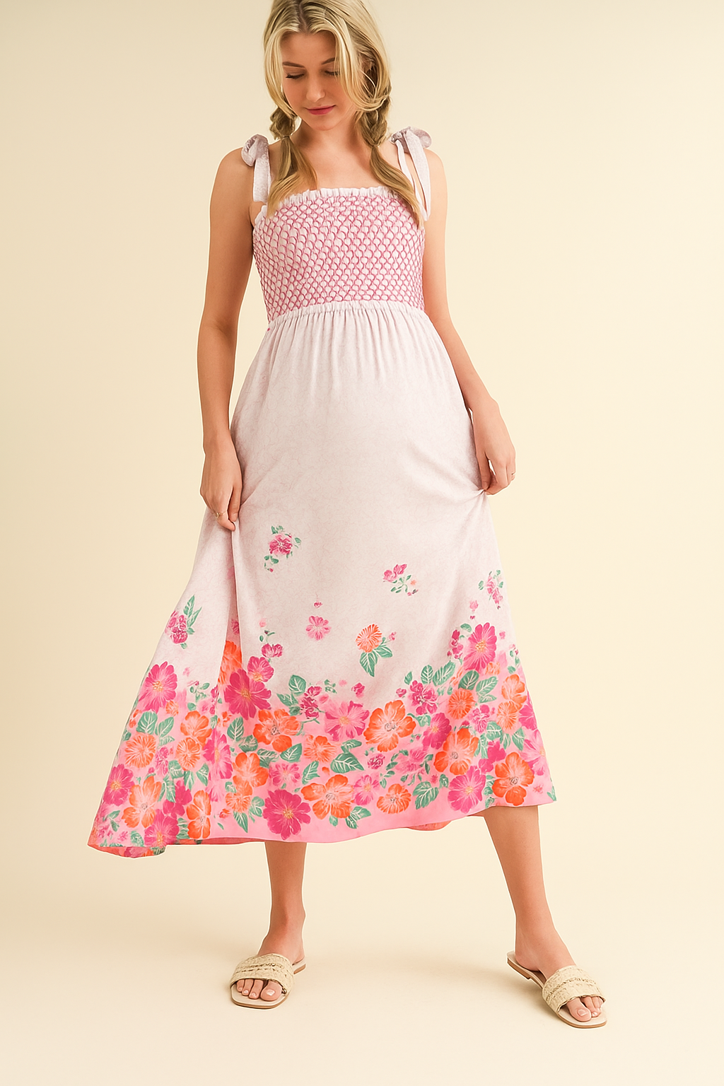 Vestido Rosa Pastel