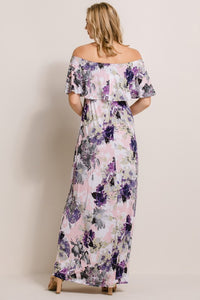 Vestido Campesino rosa lila
