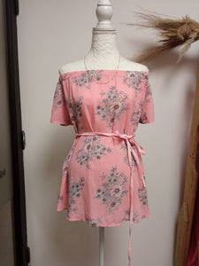 blusa de maternidad y post-maternidad off shoulder