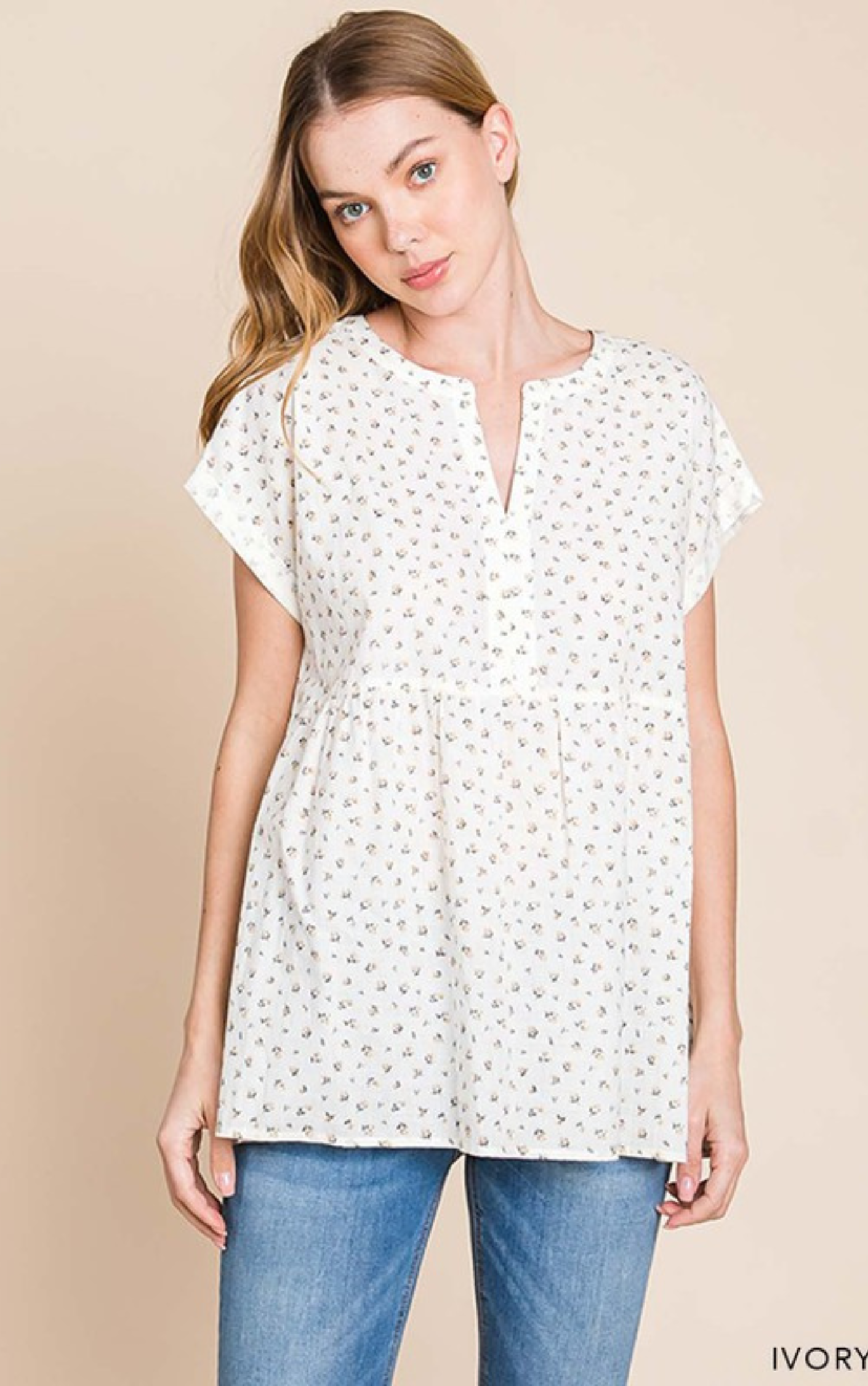 Blusa de Embarazo y Post Parto Elena Blanco