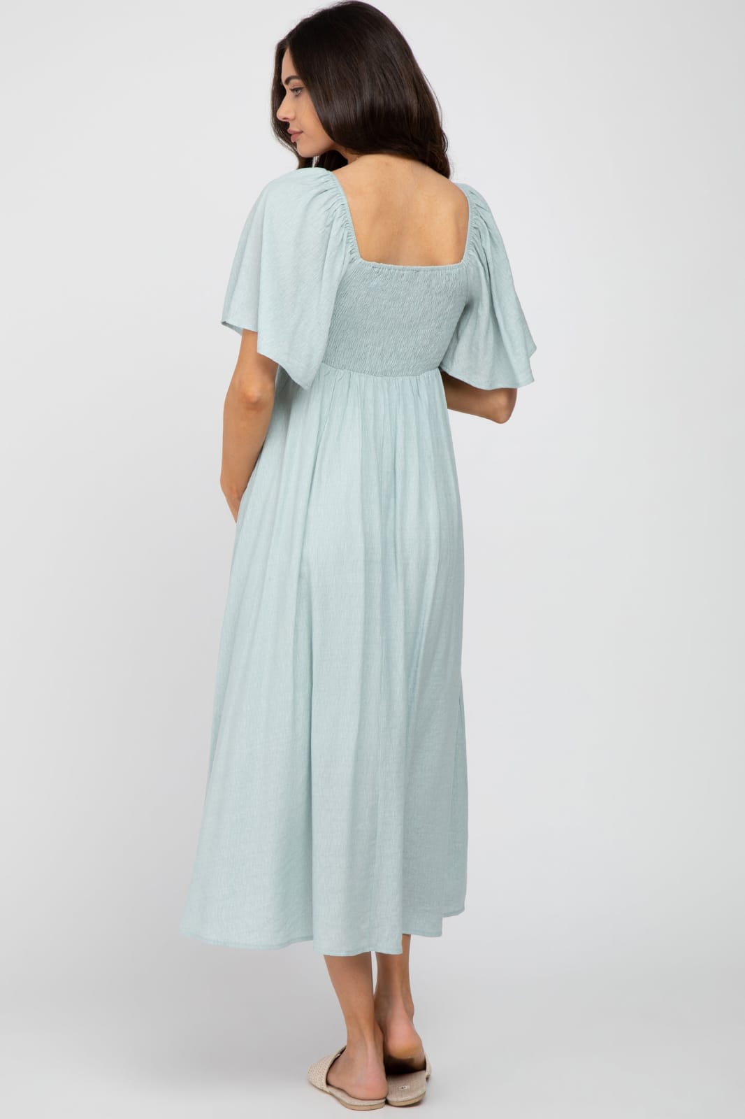 Vestido Sara color sage