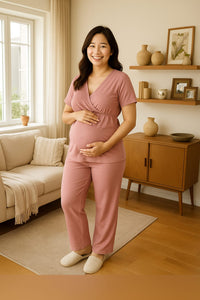 Pijama Maternal & de Lactancia “Sueño Activo”