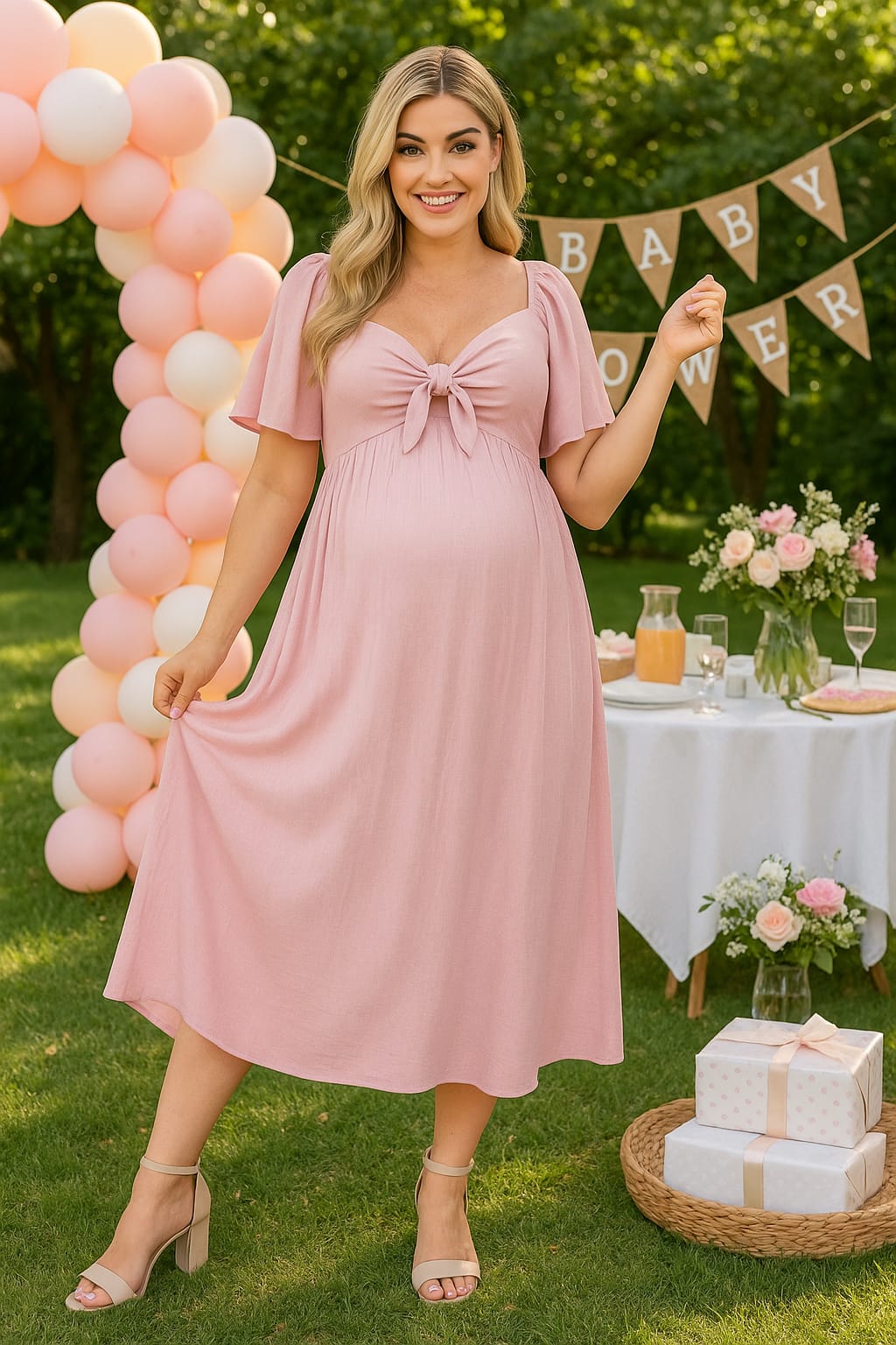Vestido Sara Rosa