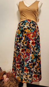 Vestido Maternidad y Lactancia Sin Mangas con Estampado Floral Beige