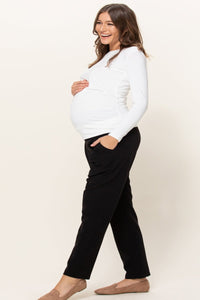 Pantalón de maternidad formal strecht de pierna recta