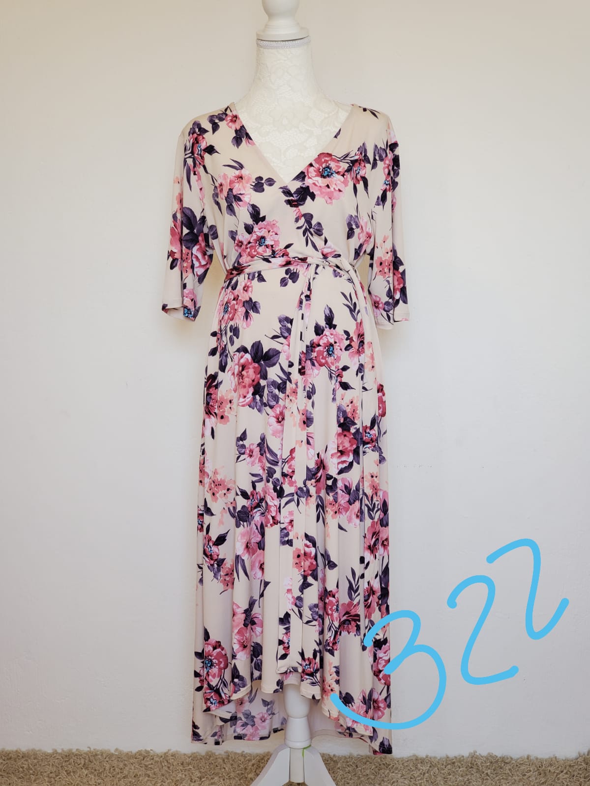 vestido estampado alysaa talla XXL