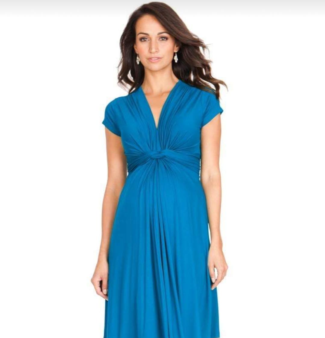 vestido Blueberry/aqua